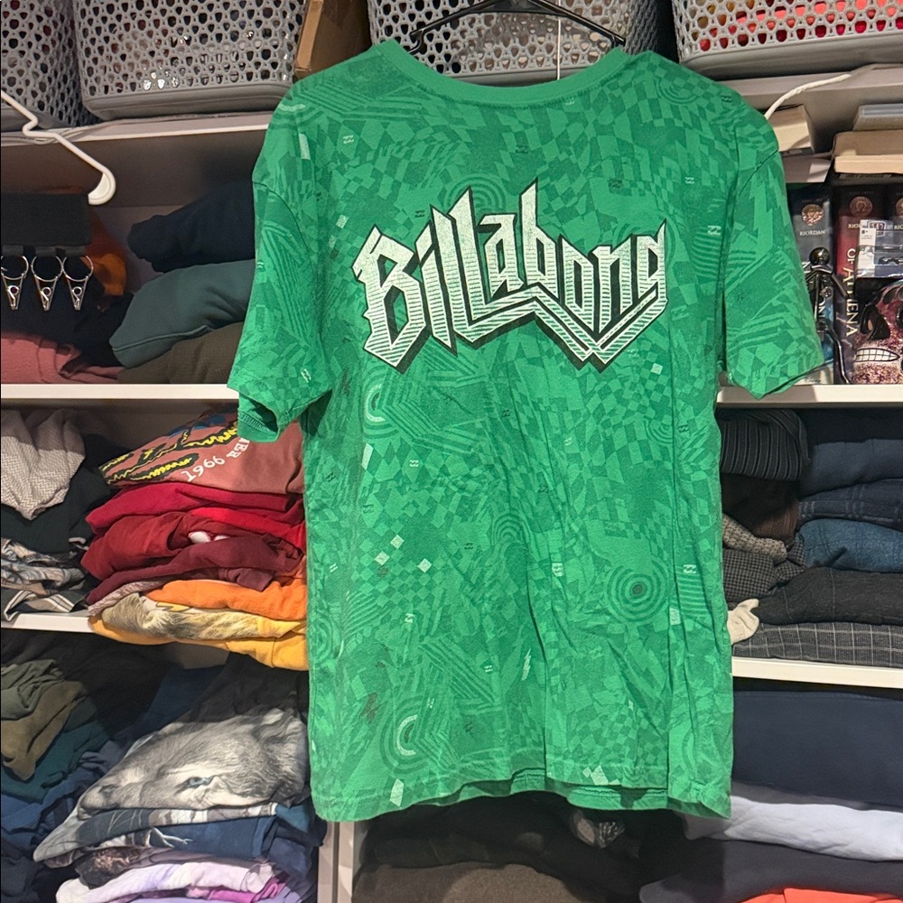 Billabong Teal Graphic Tee